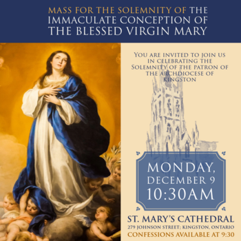 Mass for the Solemnity of the Immaculate Conception of the Blessed Virgin Mary