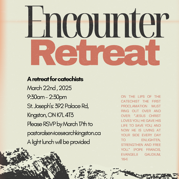 Encounter Retreat: A Retreat for Catechists