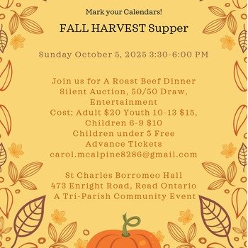 Fall Harvest Supper